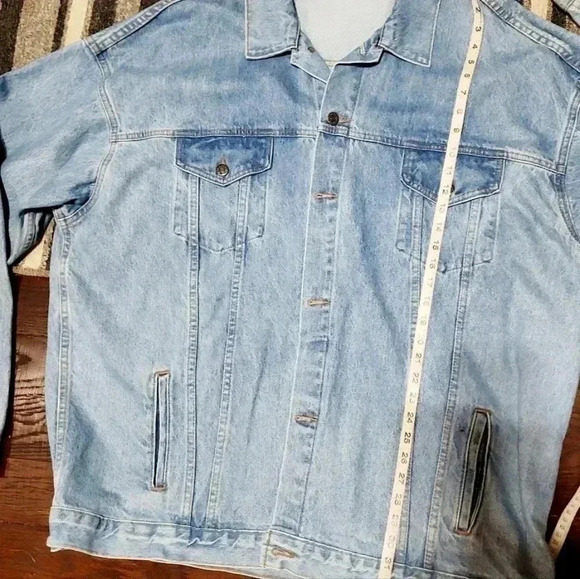 VINTAGE 2001 Denim " Ride for MDA" Bikers jacket. Oversized 2XL - Picture 8 of 11